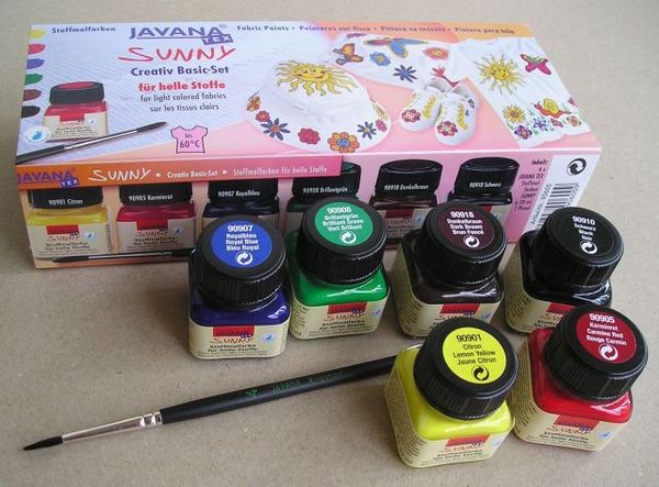 Sada základních barev textil 6x 20ml