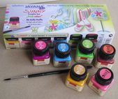 Sada  barev na světlý textil fresh - svěží 6x 20ml