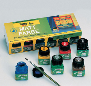 Sada barev akrylových - matné 6x 20ml